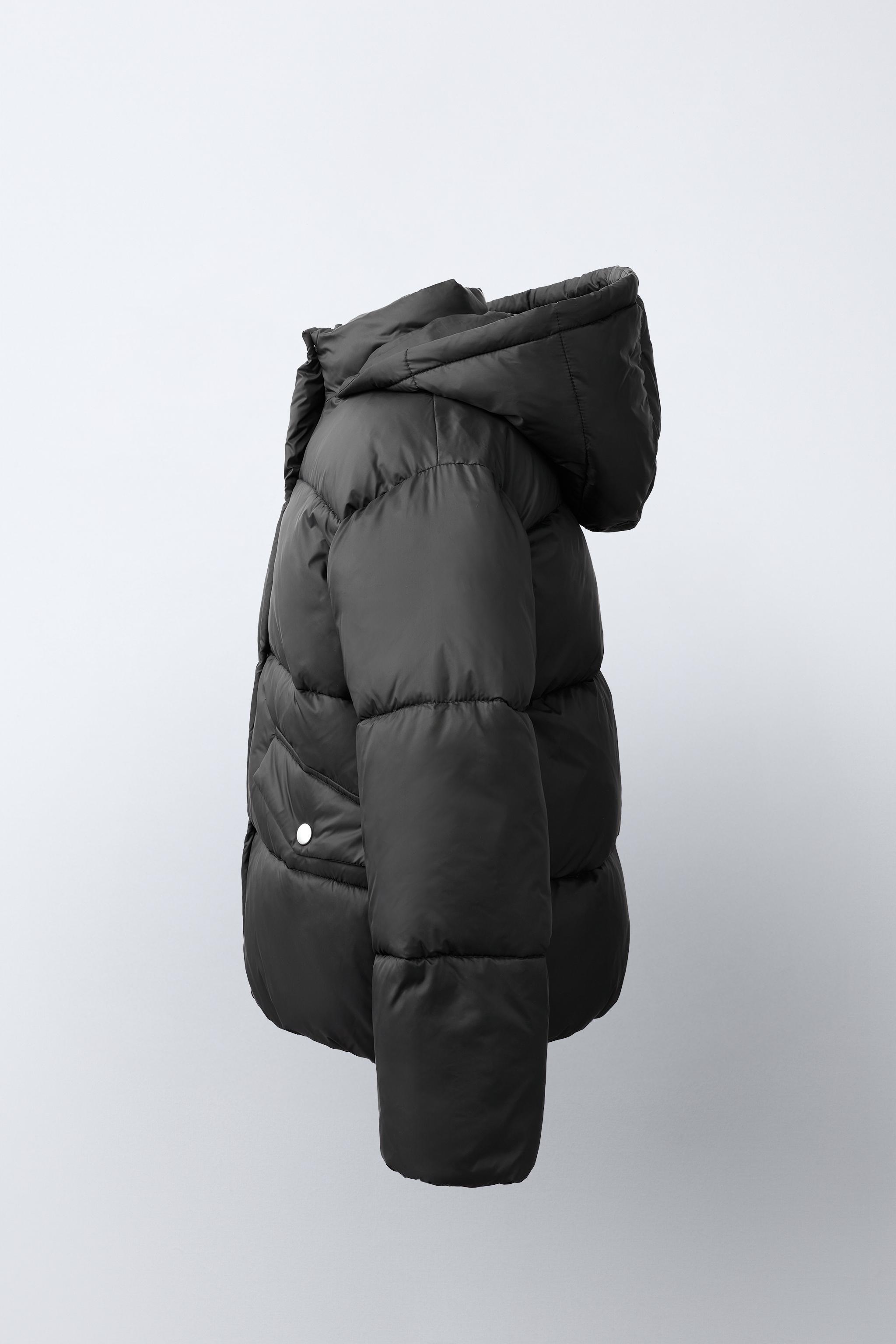 WATER-REPELLENT HOODIE PADDED JACKET